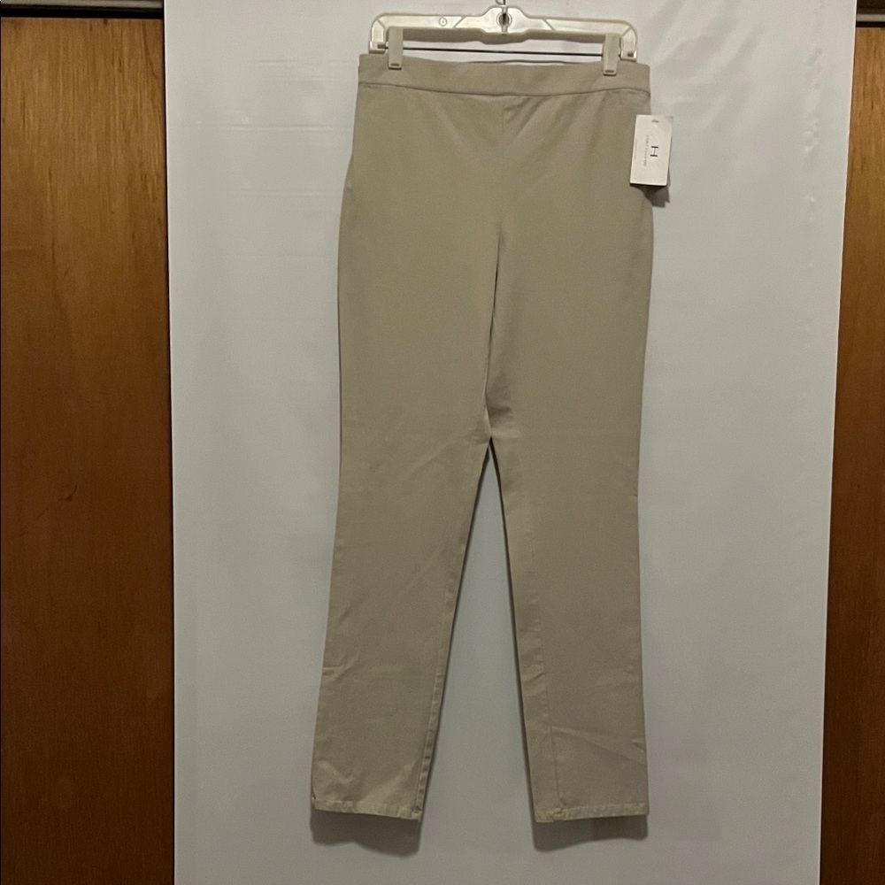 Halston Heritage Classic Tan Trousers Size Small NWT